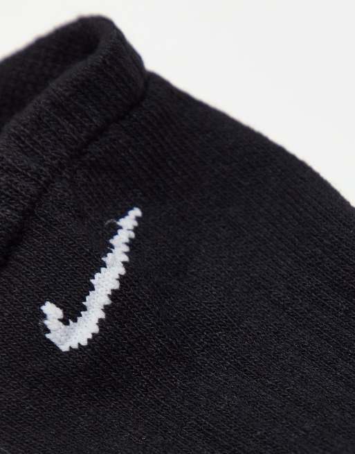 Nike Training Everyday Cushioned 3 pack sneaker sock in black