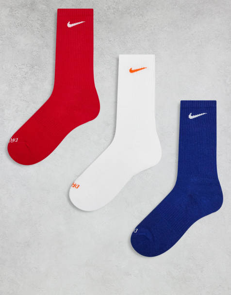 Nike Training Everyday Cushioned 3 pack socks in multi - view 1