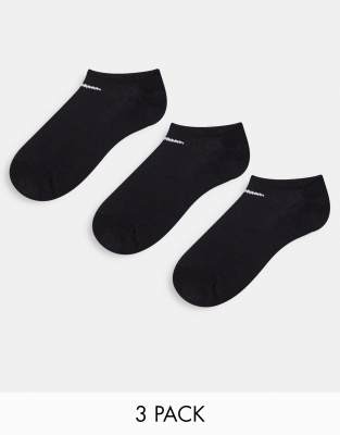 Nike Training - Everyday Cushioned - 3er-Pack Sneaker-Socken in Schwarz