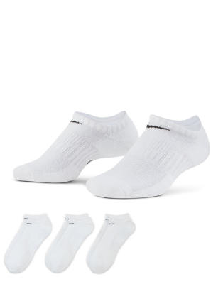 Nike Training - Everyday Cushioned - 3er-Pack Sneaker-Socken in Weiß