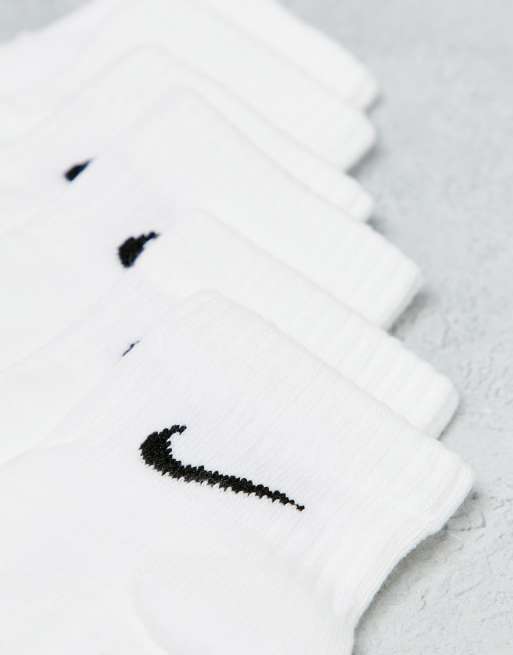 Nike Training Everyday Cushioned 6 pack ankle sock in white, 2 of 4