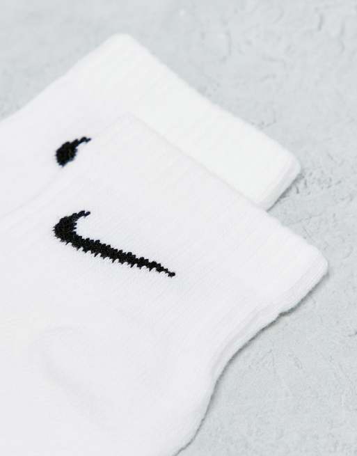 Nike Training Everyday Cushioned 6 pack ankle sock in white, 4 of 4