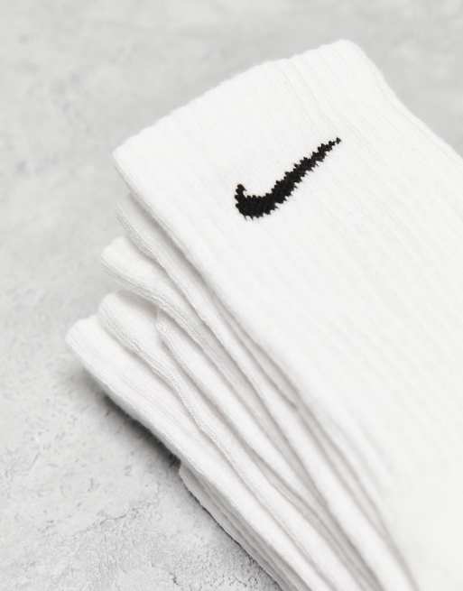 Nike Training – Everyday Cushioned – 6er-Pack Crew-Socken in Weiß, 4 von 4