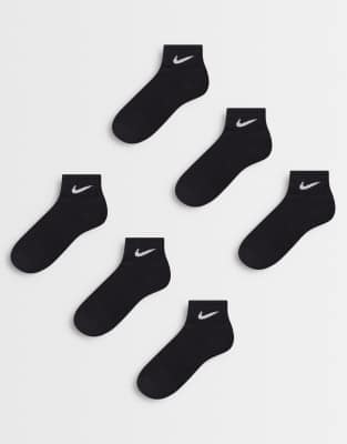 Nike Training - Everyday Cushioned - Lot de 6 paires de chaussettes - Noir
