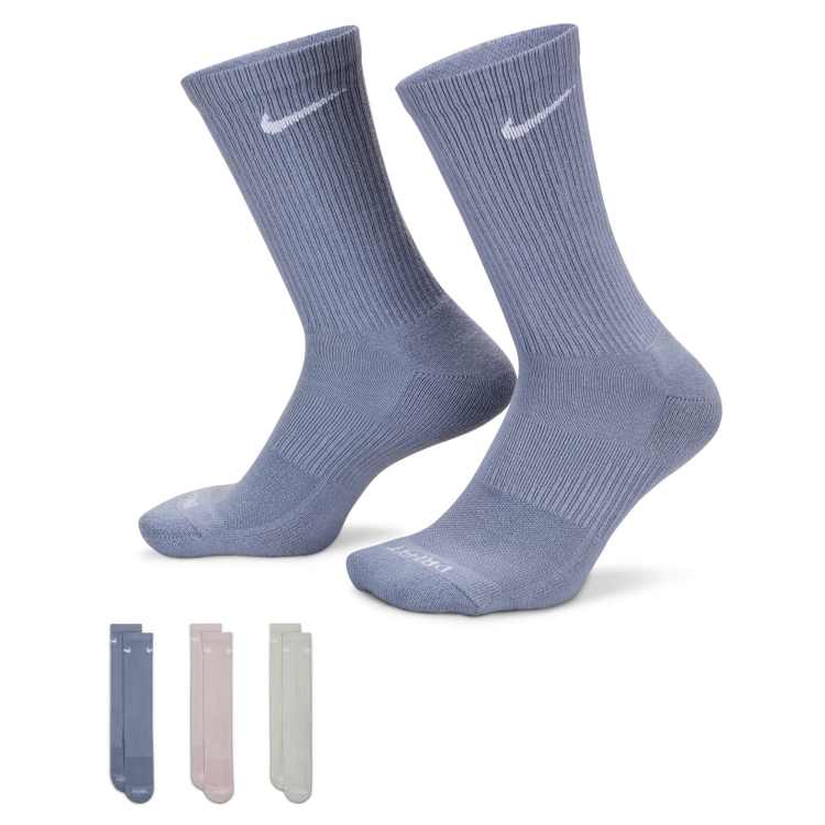 Nike Training Everyday Cushioned Plus 3 pack crew socks in multi ASOS