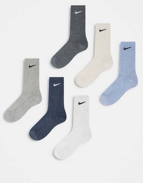 Nike Training Everyday Cushioned Plus 6 pack crew socks in multi - view 1