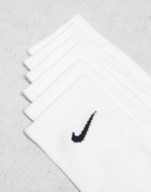 Nike Training Everyday Cushioned Plus 6 pack crew socks in white, 4 of 4