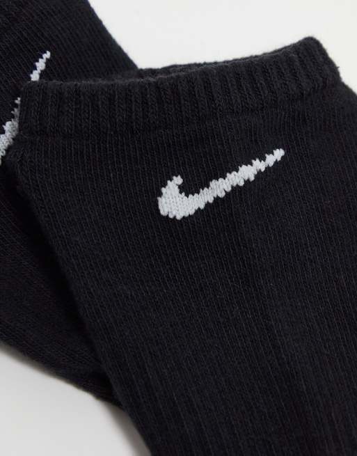 Nike trainer socks black store