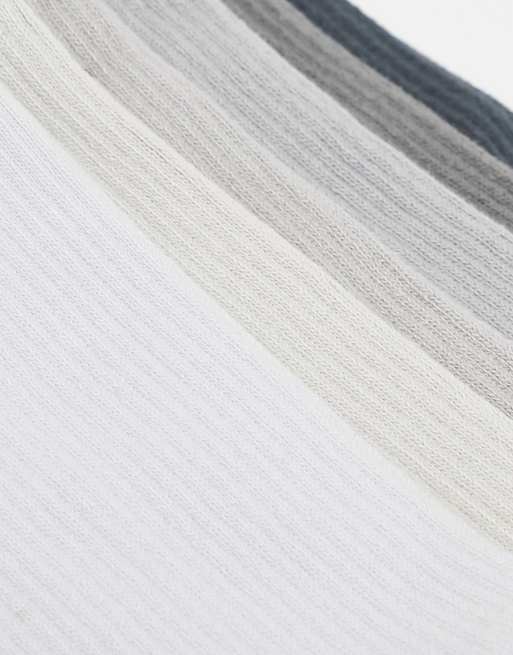 Nike Training - Everyday Cushioned Plus - Confezione da 6 paia di calzini sportivi ammortizzati grigi, 3 di 4