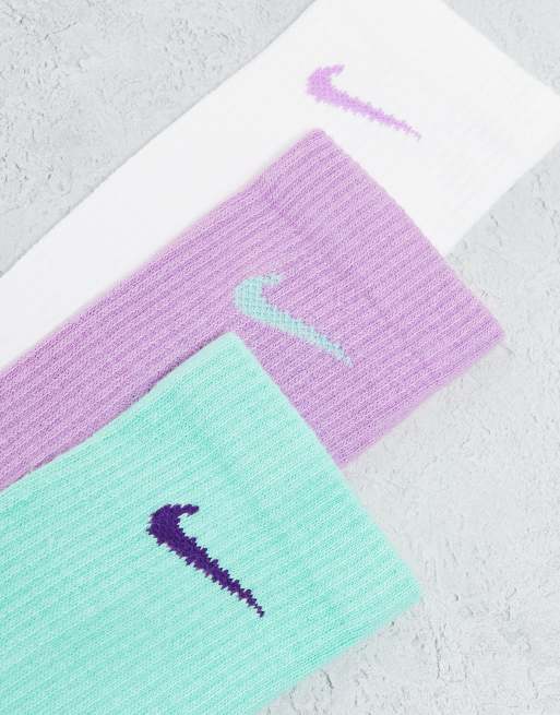 Nike Training - Everyday Cushioned Plus - Pakke med 3 par sportssokker i forskellige farver, 2 af 4