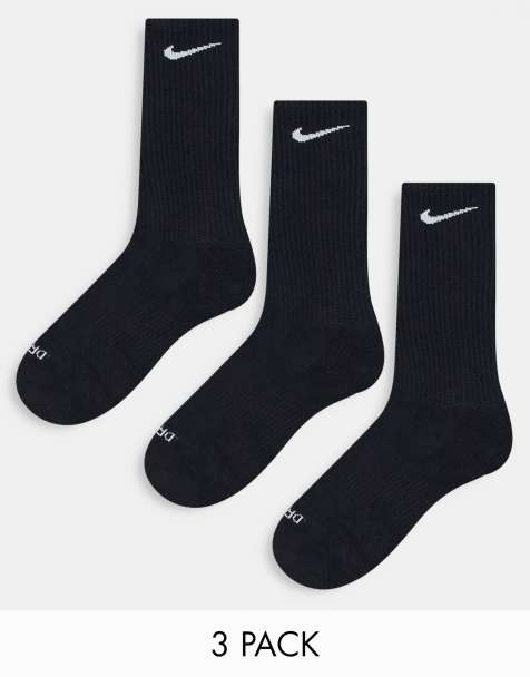 Nike Training - Everyday Cushioned Plus - Pakke med 3 par sportssokker i sort - view 1