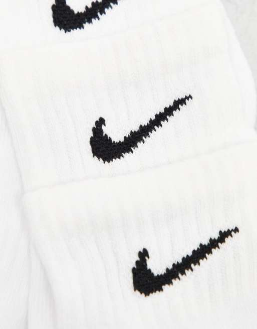 Nike Training – Everyday Cushioned – Zestaw 3 par białych skarpetek do kostki, 2 z 4