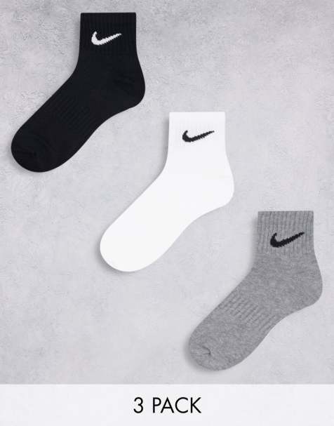Nike Training – Everyday – Flerfärgade, lätta ankelstrumpor, 3-pack - view 1
