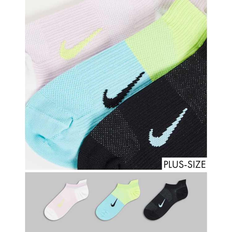 Nike Training Everyday Grande taille Socquettes legere Multicolore ASOS
