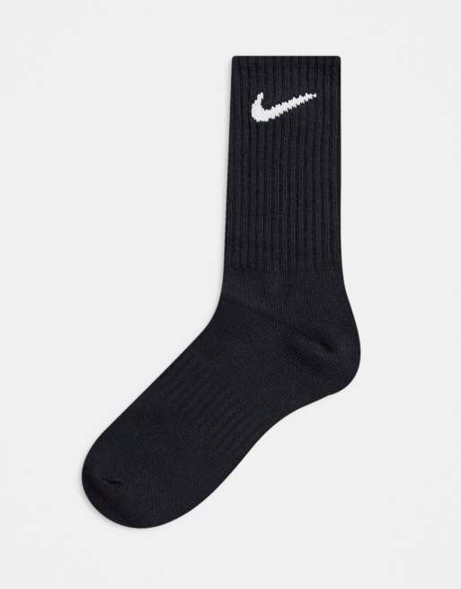 Nike Training Everyday Lightweight 3 pack crew socks in black