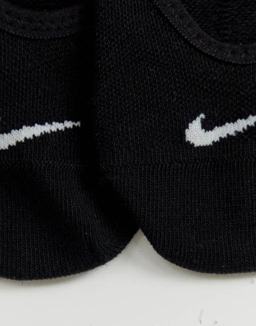 Nike Training unisex 3 pack trainer socks in black