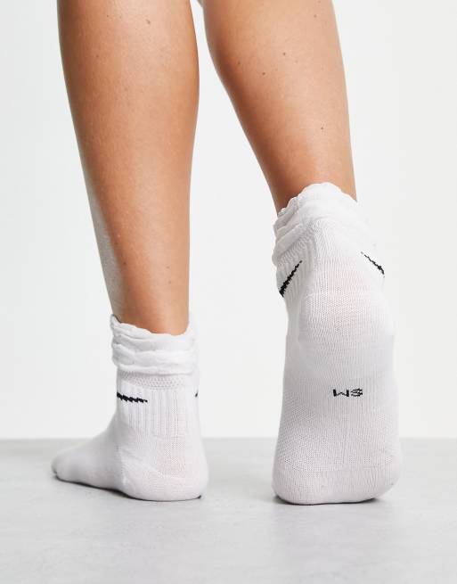 Women's nike white ankle socks sale