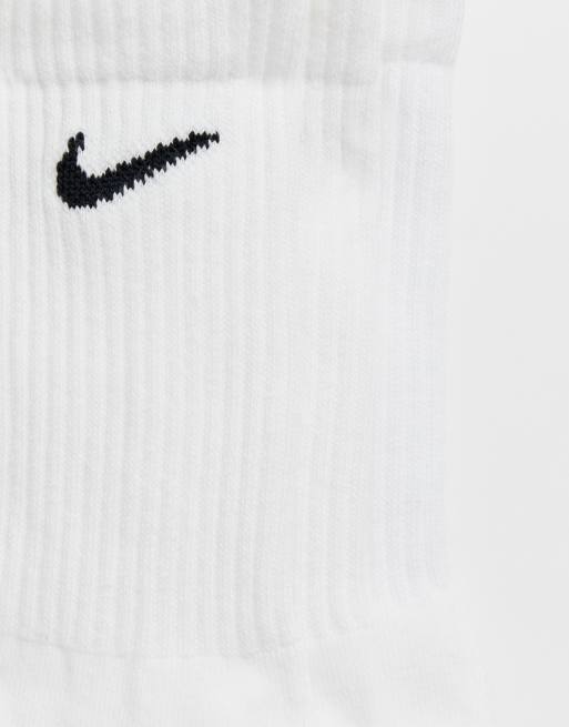 Nike Training – Everyday Lightweight – Zestaw 3 par białych skarpetek do łydki, 3 z 3