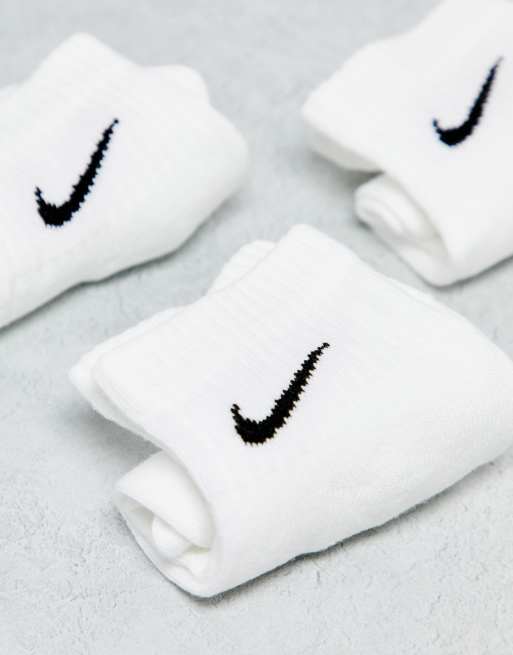 Nike Training - Everyday - Lot de 6 paires de chaussettes rembourrées - Blanc, 3 de 4