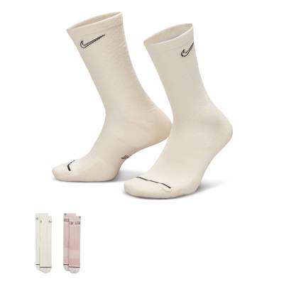 Nike Training Everyday Performance 2 pack socks in white and black