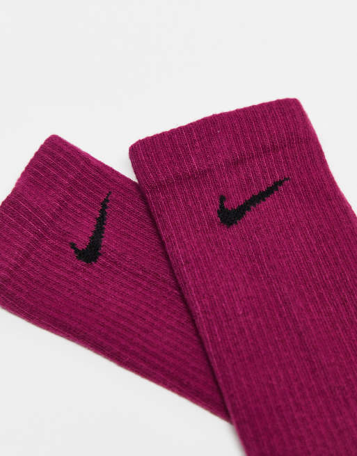 Burgundy nike cheap socks