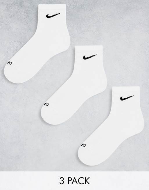 Nike Everyday Plus Cotton Cushioned Ankle Quarter Length Sock 3