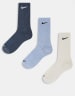 Nike Training Everyday Cushioned Plus 3 pack crew socks in white