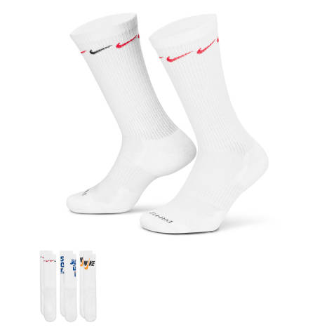 Nike Training Everyday Plus Cushioned 3-pack crew socks in white - view 1