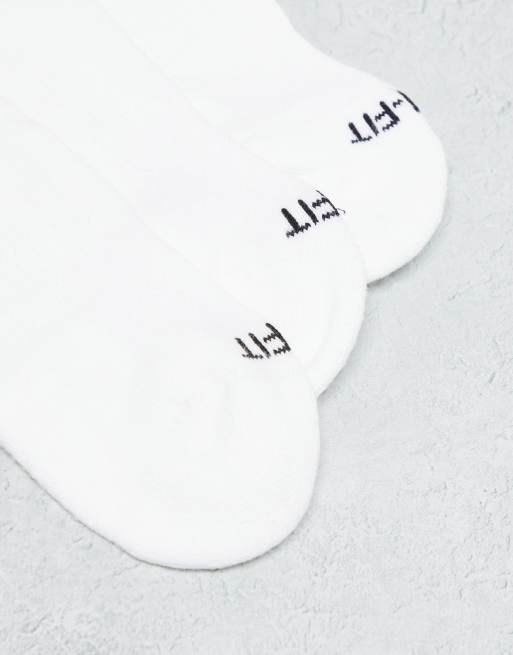 Nike Training Everyday Cushioned Plus 3 pack crew socks in white