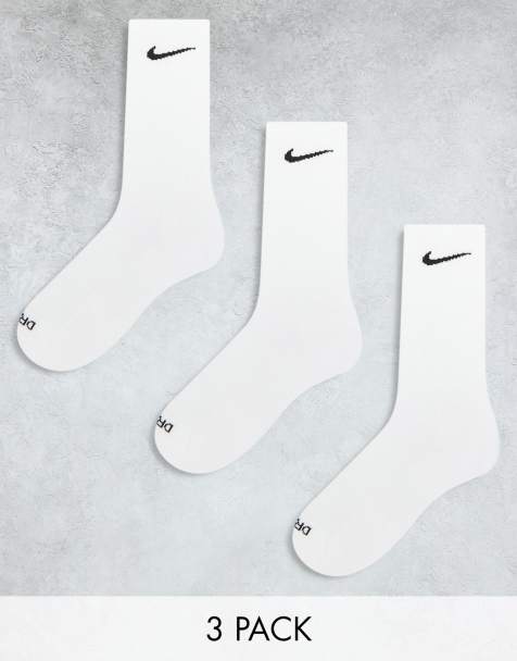 Nike white outlet crew socks womens