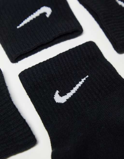 Nike Training Everyday Plus Cushioned 6 pack ankle socks in black, 3 of 4