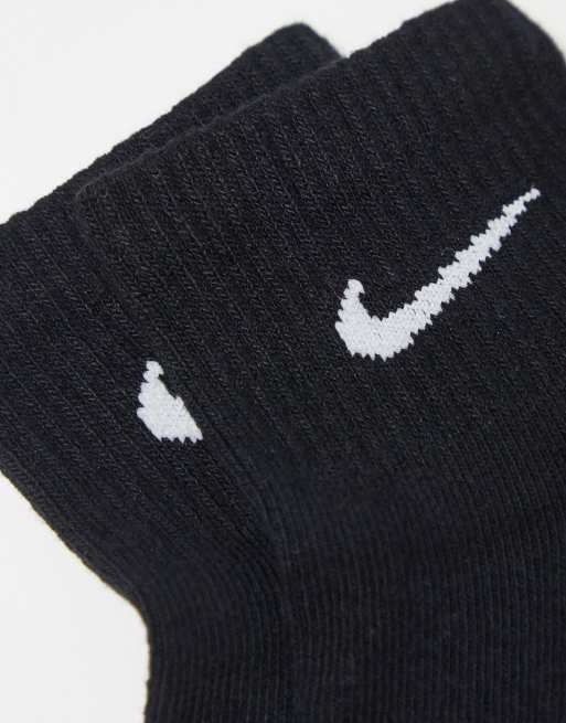 Nike Training Everyday Plus Cushioned 6 pack ankle socks in black, 4 of 4