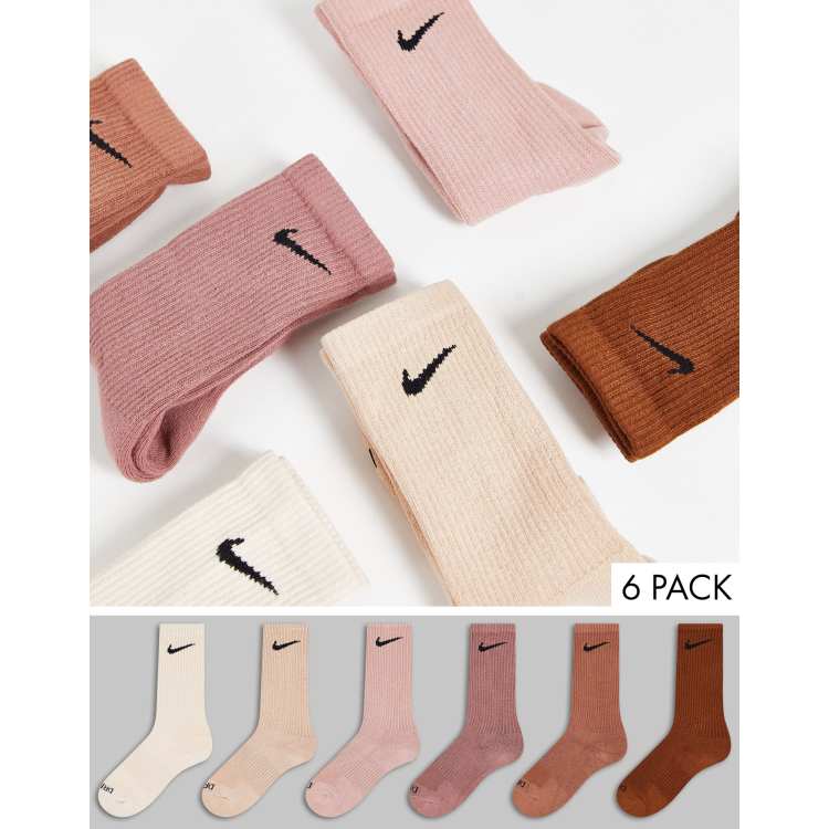 Nike Training Everyday Plus Cushioned Lot de 6 paires de