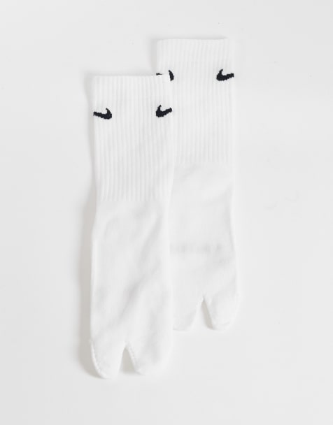 Nike Training – Everyday Rift – Crew-Socken in Weiß mit geteilter Zehenpartie - view 1