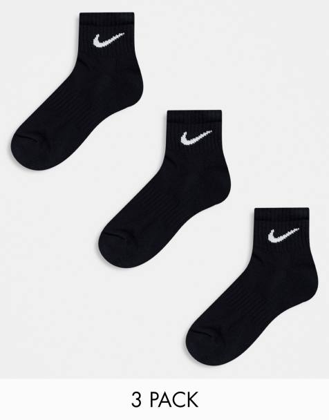 Nike Training – Everyday – Svarta, dämpade ankelstrumpor, 3-pack - view 1