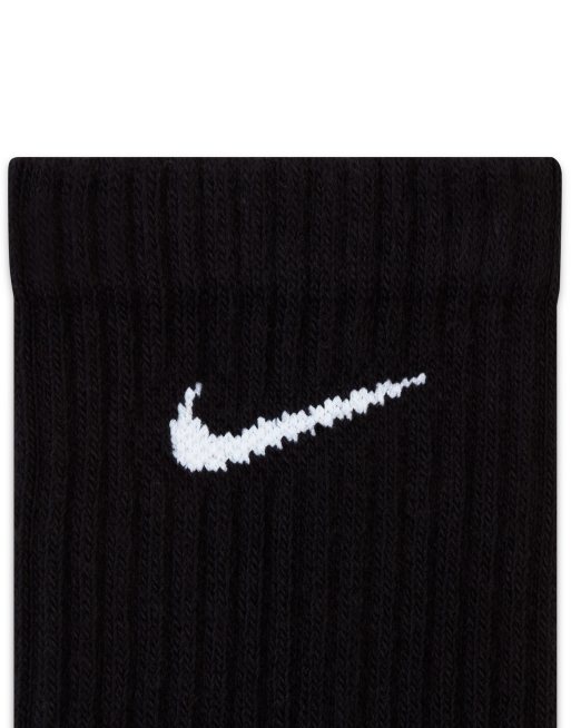 Nike Training – Everyday – Svarta, dämpade strumpor, 3-pack, 3 av 4