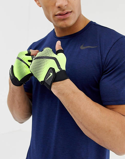 Op de een of andere manier filter Fervent Nike - Training - Extreme Fitness - Handschoenen in felgeel | ASOS
