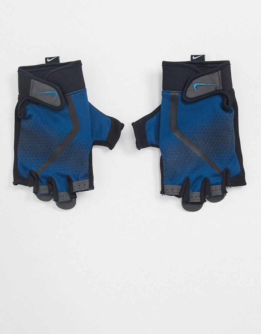 Nike Training - Fitnesshandschoenen voor heren in blauw