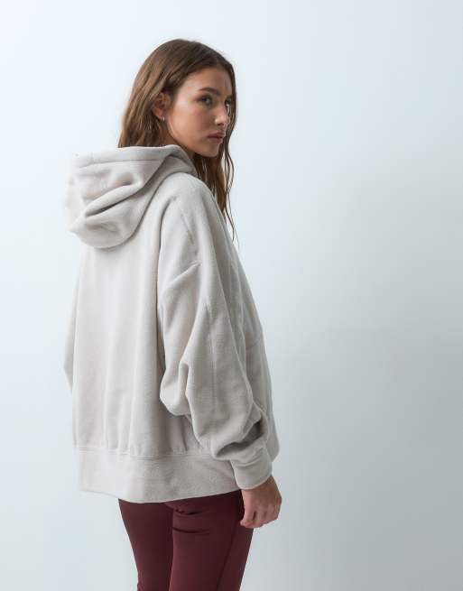Nike Training Fleece-Hoodie in Beige, 4 von 5