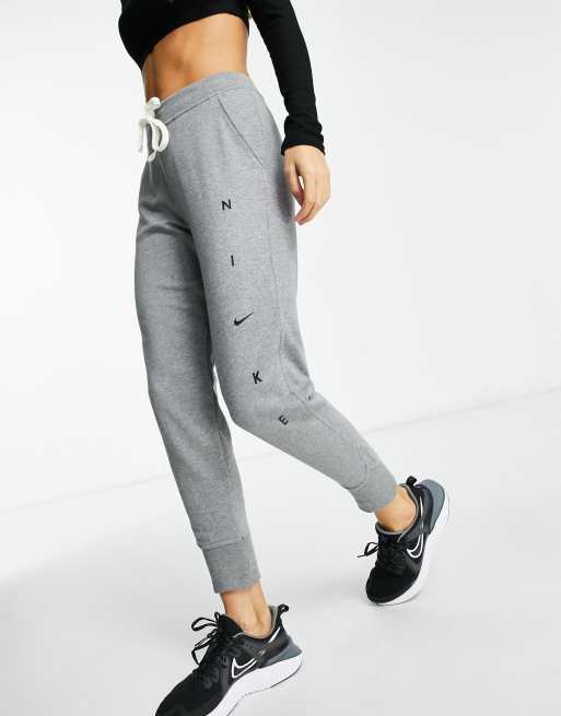 Nike Training fleece joggers in grey