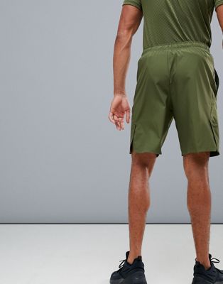nike training flex 2.0 woven shorts in khaki