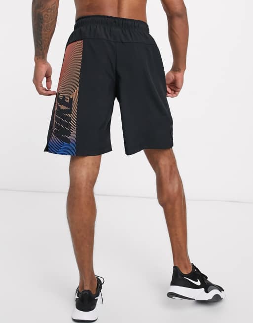 Nike training flex 2.0 shorts best sale in black