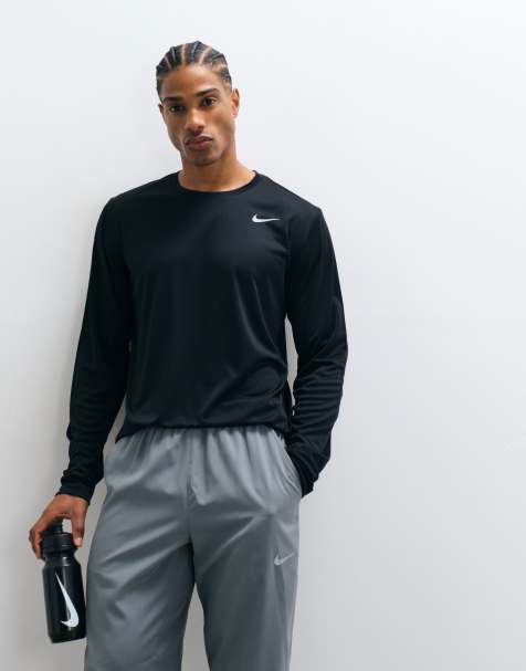 Nike Training Flex Dri-FIT T-shirt a maniche lunghe nera - view 1
