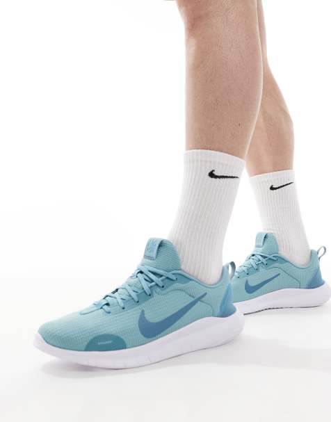 Nike Training Flex Experience RN 12 trainers in blue - view 1