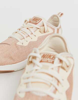 nike training flex rose gold