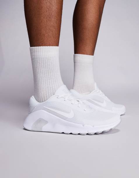 Nike Training Flex sneakers in white and gray - view 1