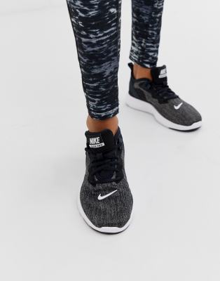 black nike sock trainers