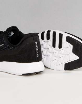 nike black flex trainers womens