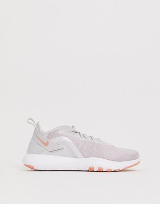 Nike Training flex trainers in grey and 