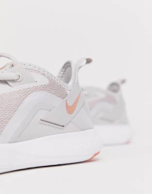 Nike Training flex trainers in grey and 